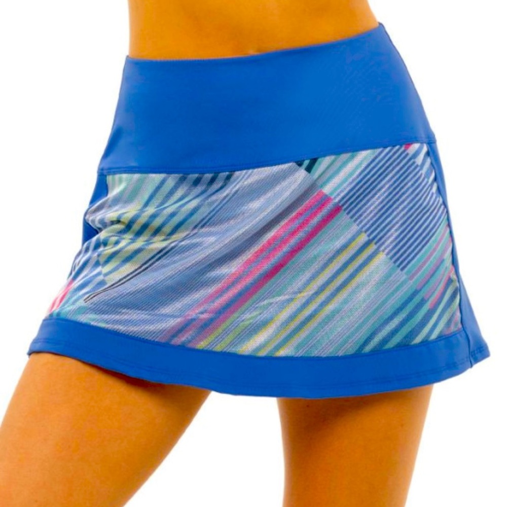 Lucky in Love Count Me In Blue Marine Shimmer, Women’s Tennis skirt, Size S
